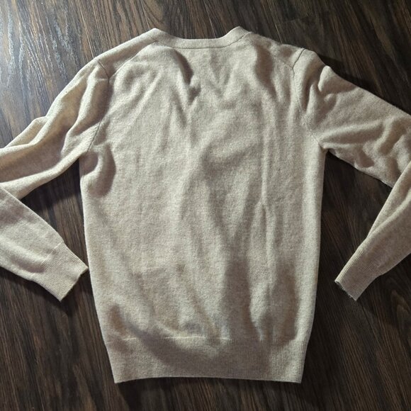 STATE CASHMERE Women's Taupe Cardigan Sweater NWOT/SIZE S - Picture 2 of 7